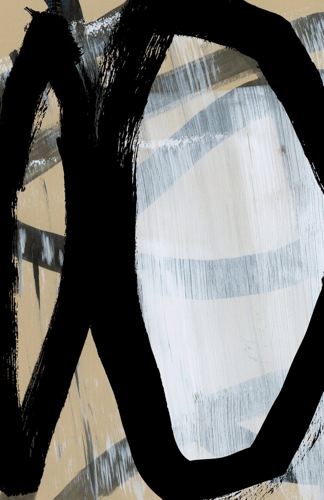 Gedurfde abstracte penseelstreken door cartissi
