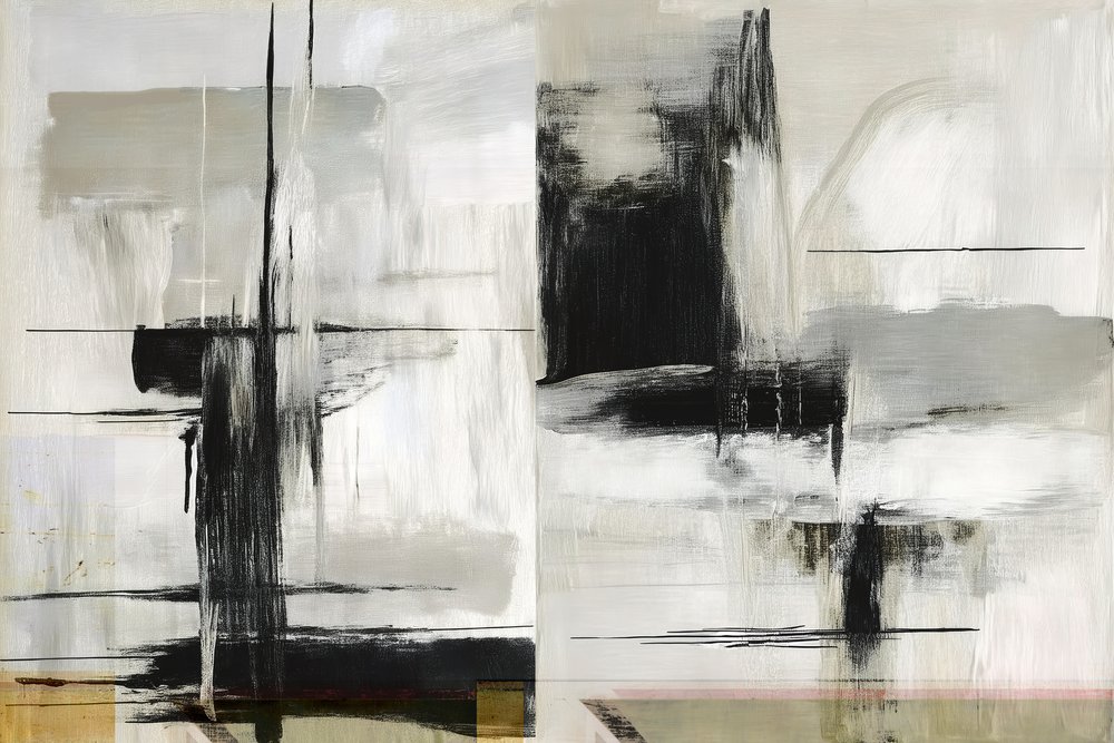 Krachtig, neutraal, abstract door cartissi