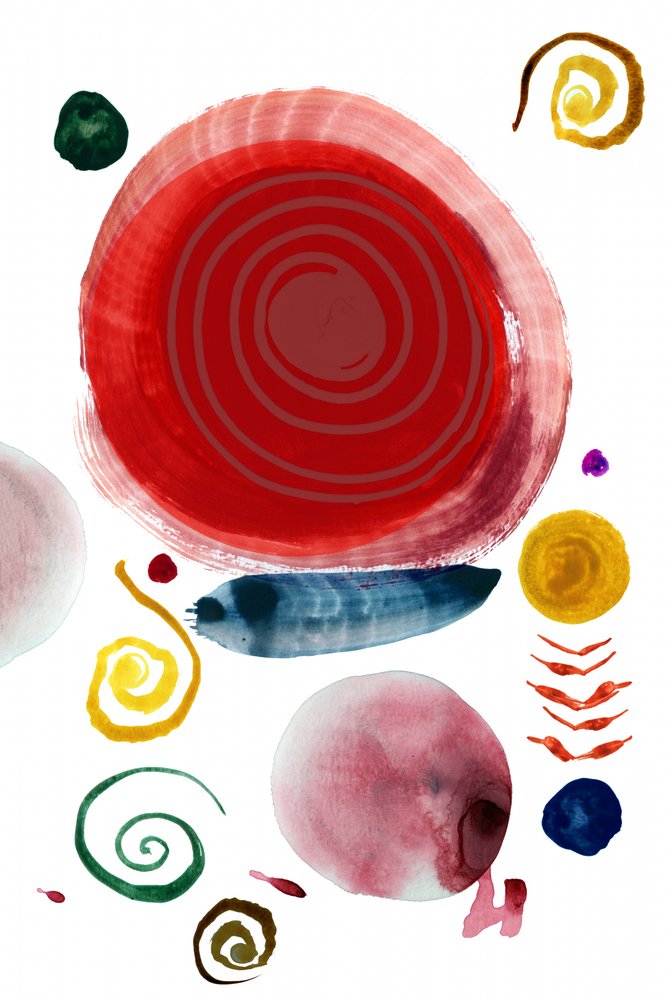 Kleurrijke abstracte vormen door cartissi