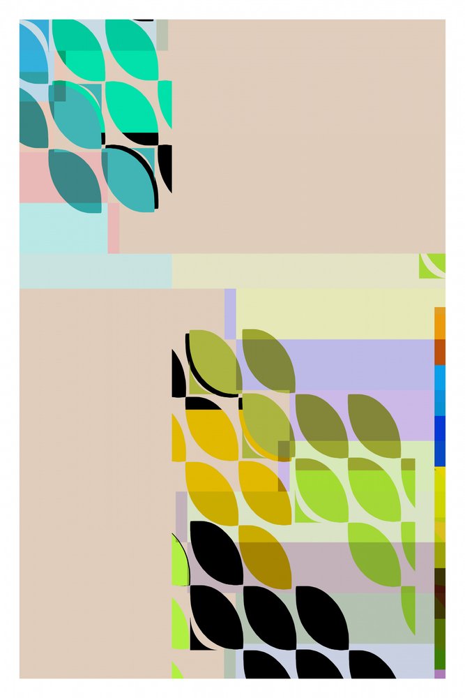 Kleurrijke abstracte vormen door cartissi