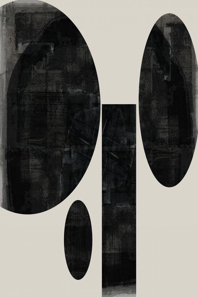 Donkere abstracte vormen door cartissi