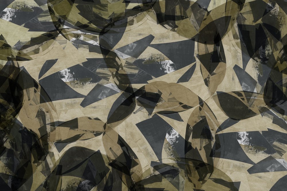 Aardse abstracte vormen door cartissi