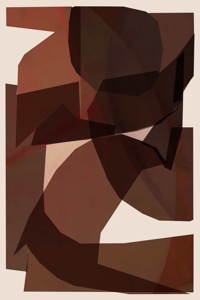 Aardse abstracte lagen door cartissi