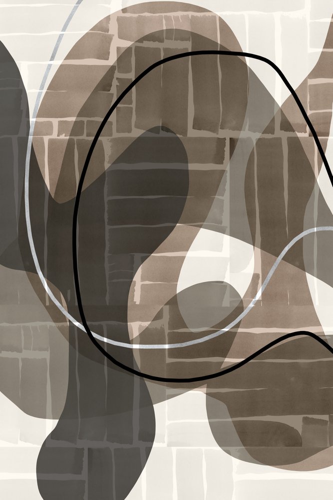 Aardse abstracte lagen door cartissi
