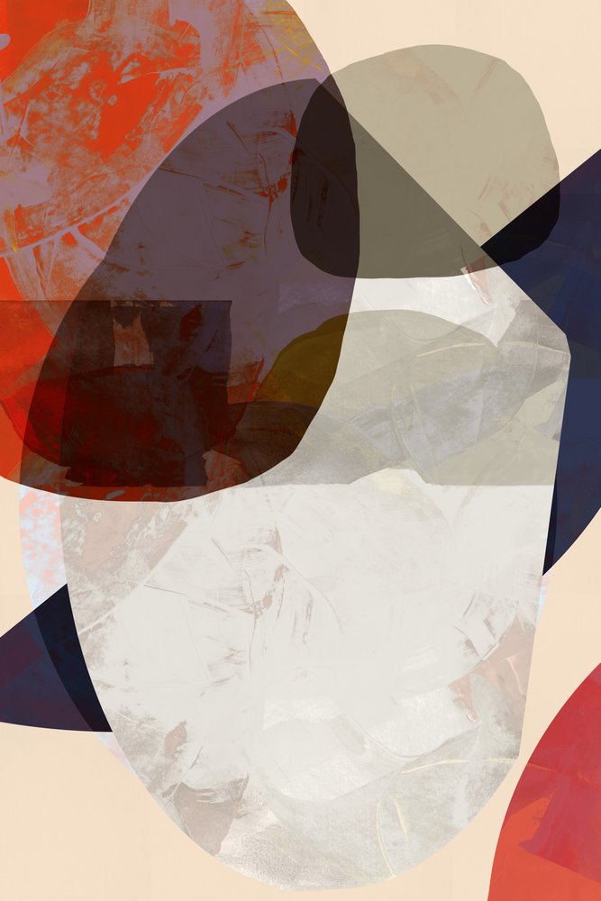 Aardse abstracte vormen door cartissi