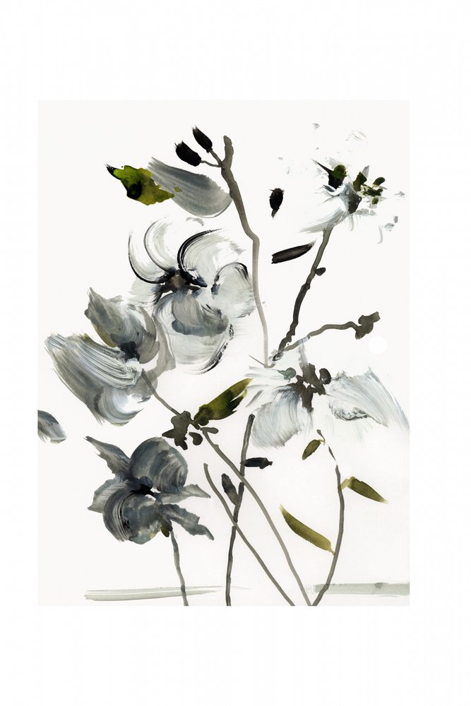 Elegante abstracte bloemen door cartissi