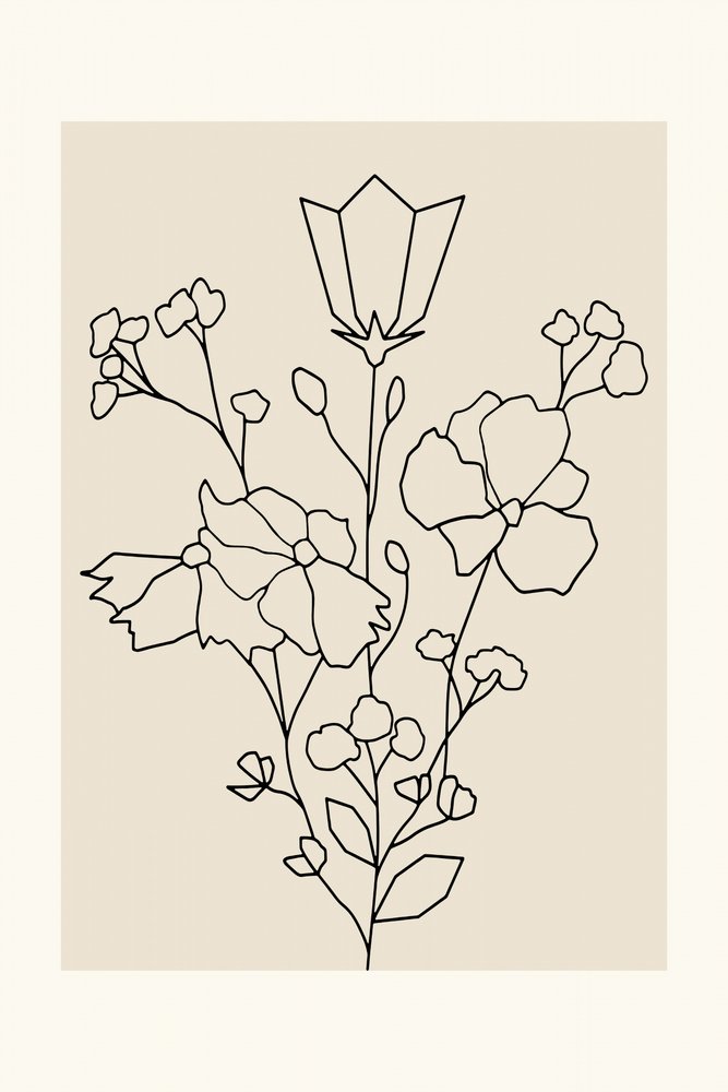 Elegante bloemmotieven door cartissi