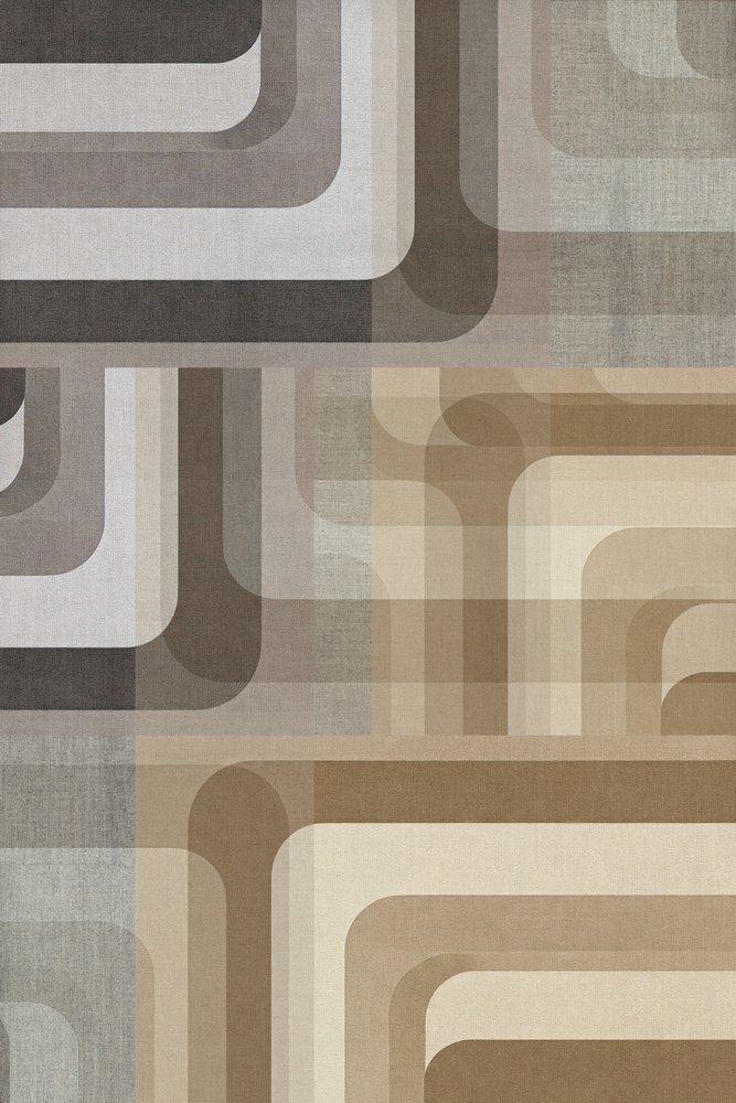 Geometrisch retro-patroon door cartissi