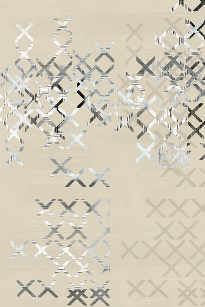 Geometrisch X-patroon door cartissi