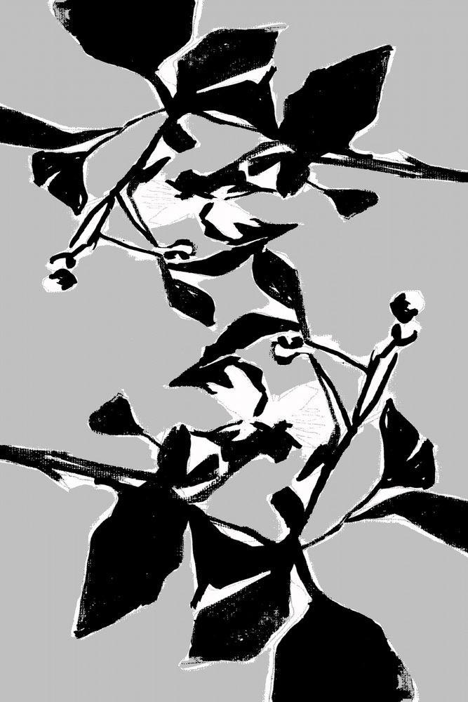 Grafisch botanisch patroon door cartissi