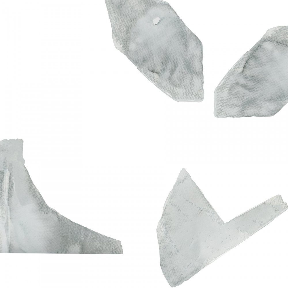 Grijze abstracte vormen door cartissi