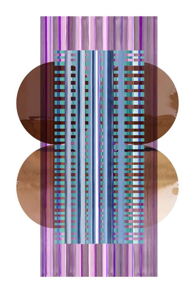 Gelaagd abstract ontwerp door cartissi