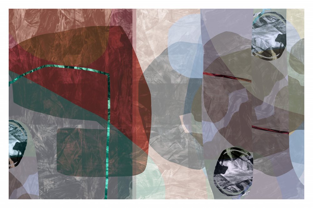 Gelaagde abstracte vormen door cartissi