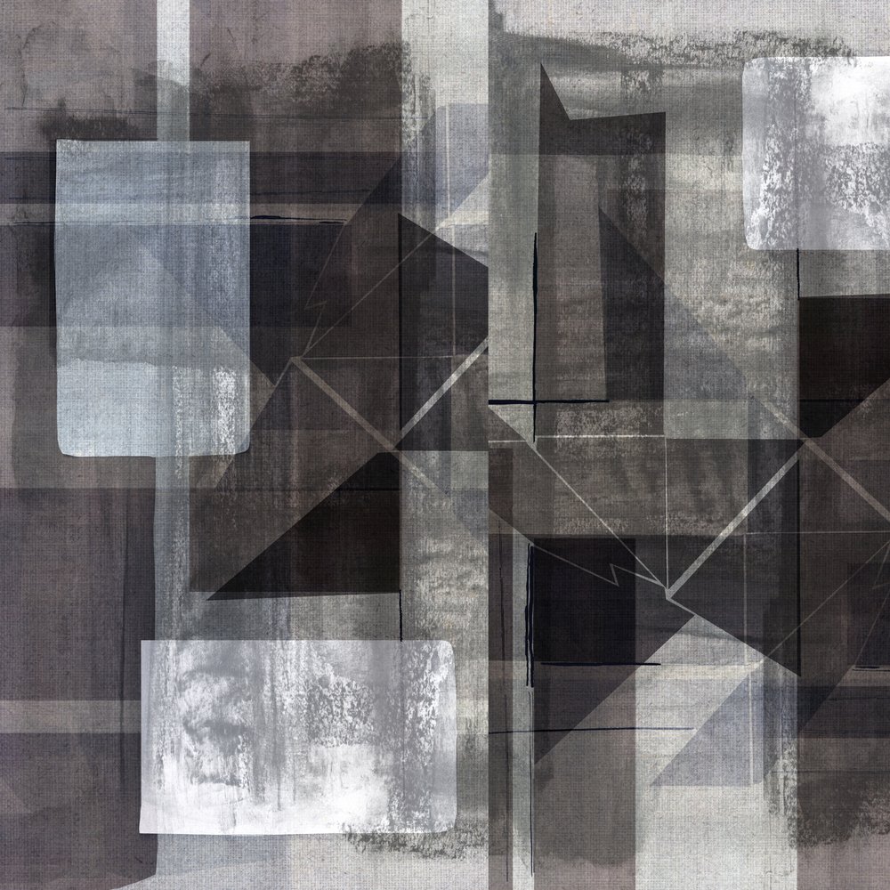 Gelaagde geometrische abstractie door cartissi