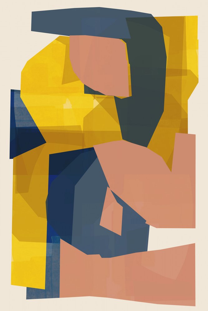 Moderne abstracte collage door cartissi
