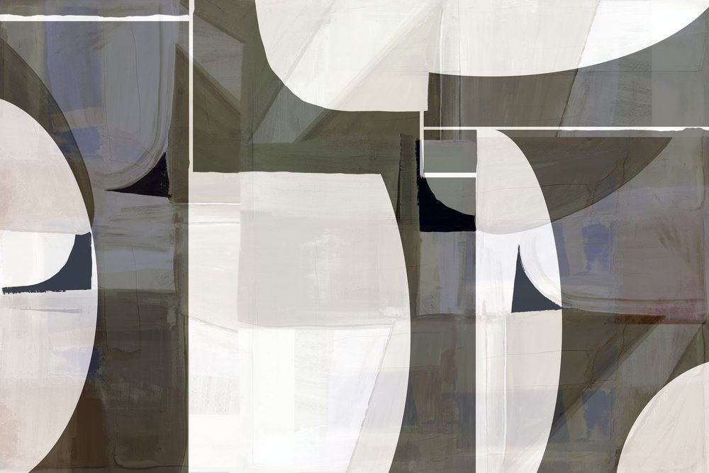 Moderne abstracte rondingen door cartissi