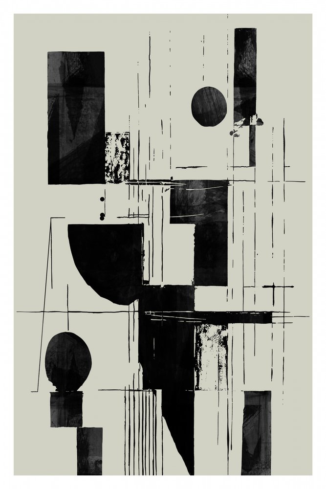 Moderne abstracte geometrie door cartissi