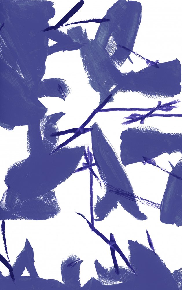 Modern Indigo Flow door cartissi