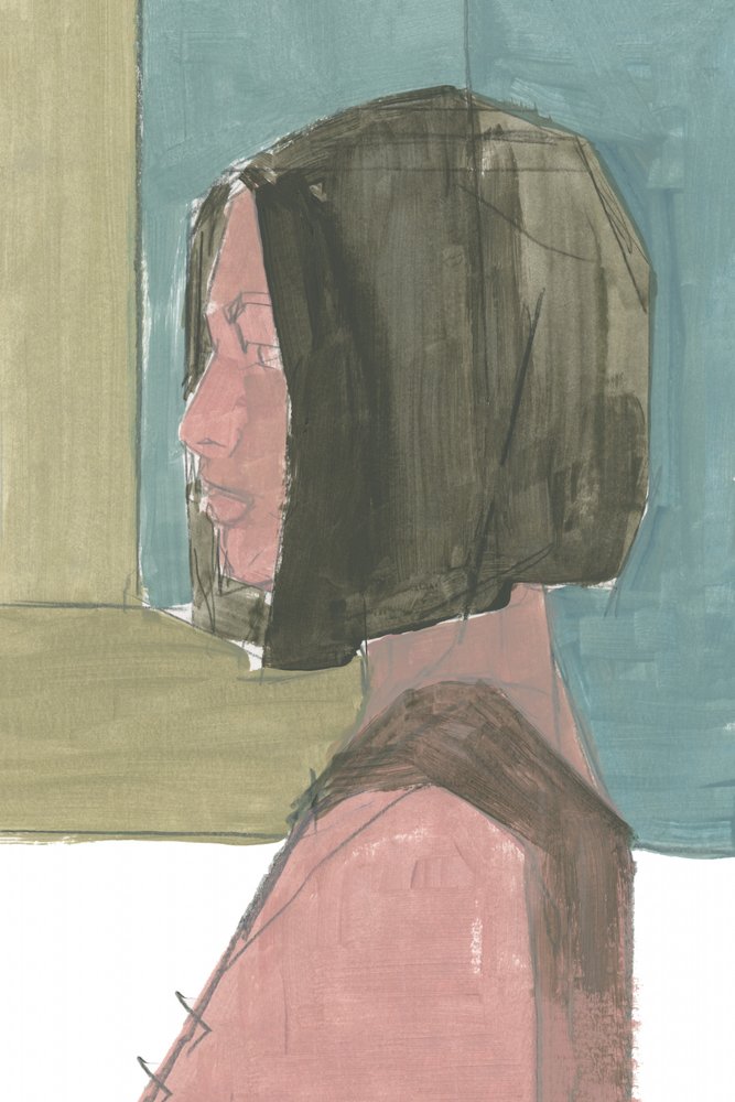 Profiel van de moderne vrouw door cartissi