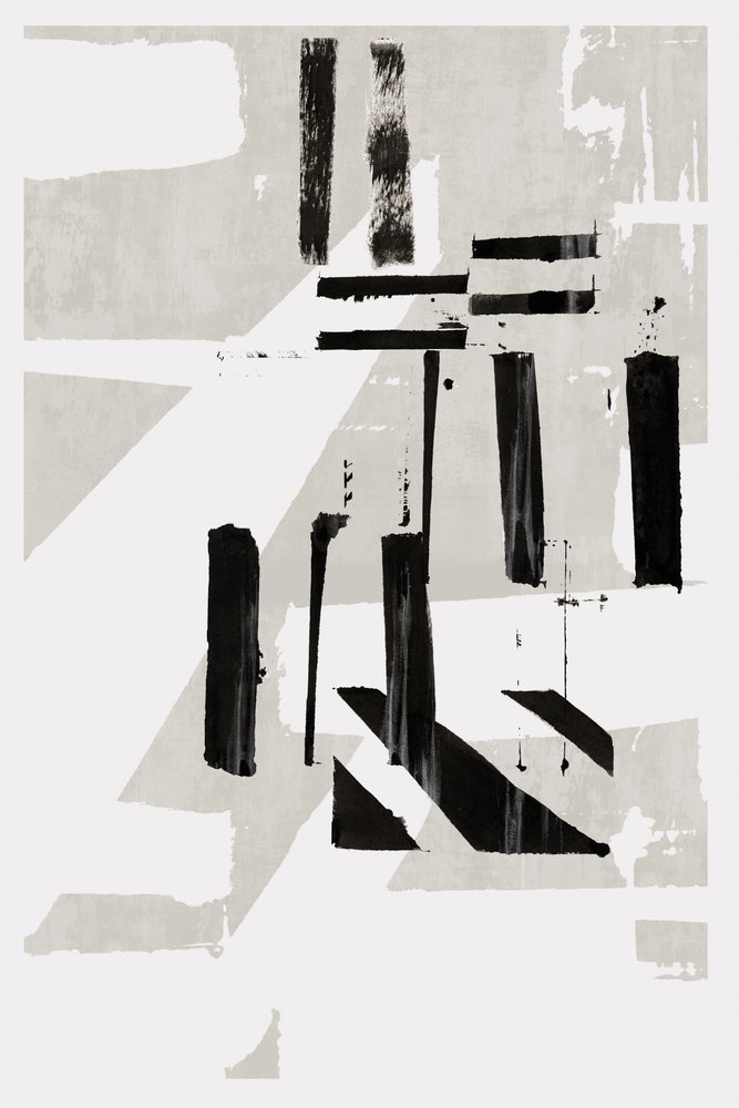 Monochrome abstracte lijnen door cartissi