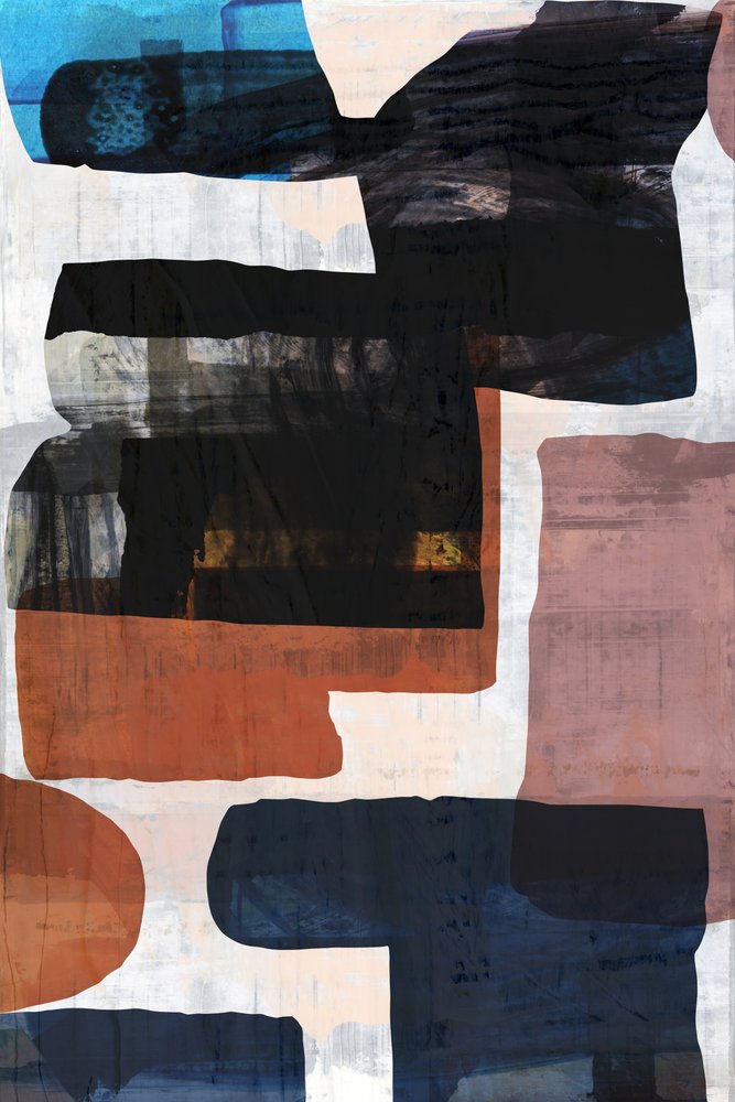 Ingetogen abstracte vormen door cartissi