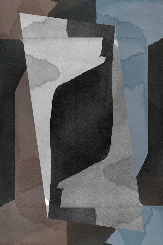 Ingetogen abstracte vormen door cartissi