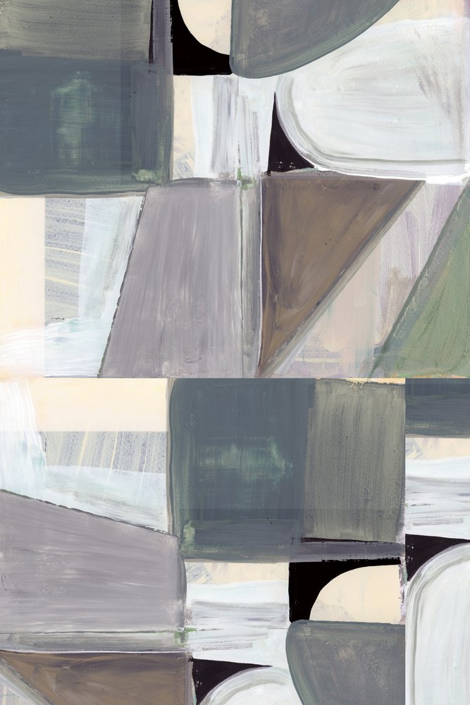 Gedempte abstracte vormen door cartissi