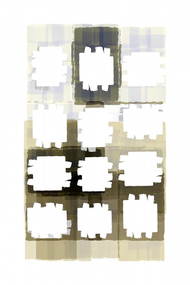 Afgedempt raster - abstract door cartissi