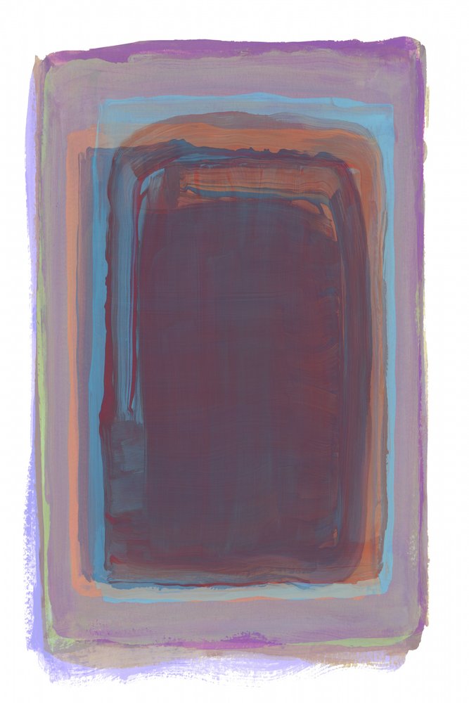 Ingetogen, gelaagde abstracte kunst door cartissi