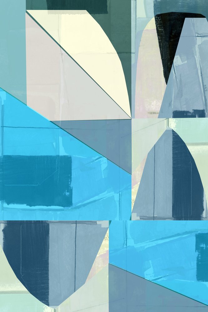 Rustige abstracte geometrie door cartissi
