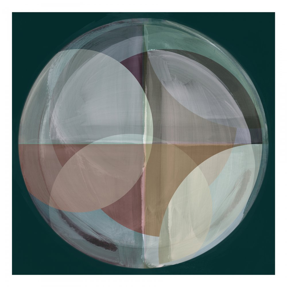 Rustige abstracte bol door cartissi