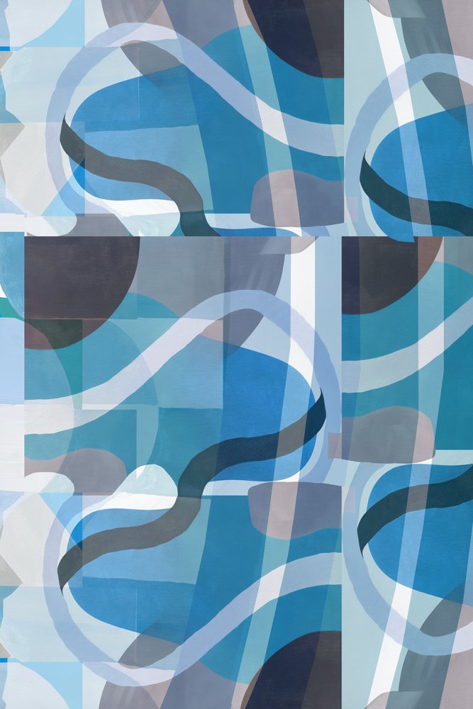 Serene Blue Flow door cartissi