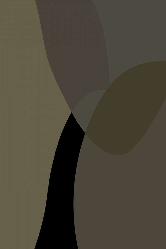 Vloeiende abstracte rondingen door cartissi