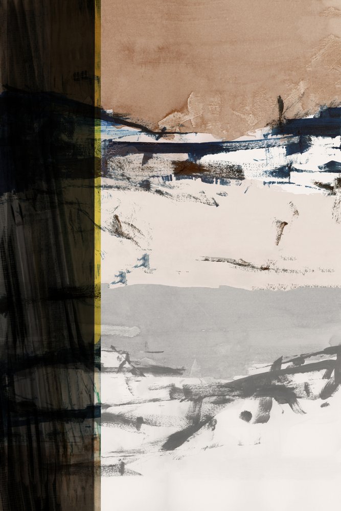 Getextureerde abstracte horizon door cartissi