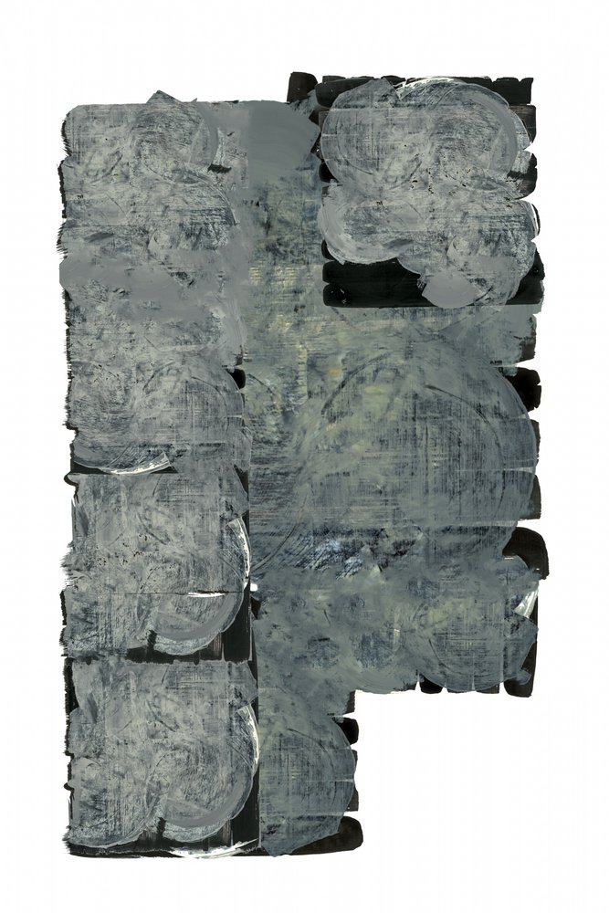 Grijs abstract met structuur door cartissi