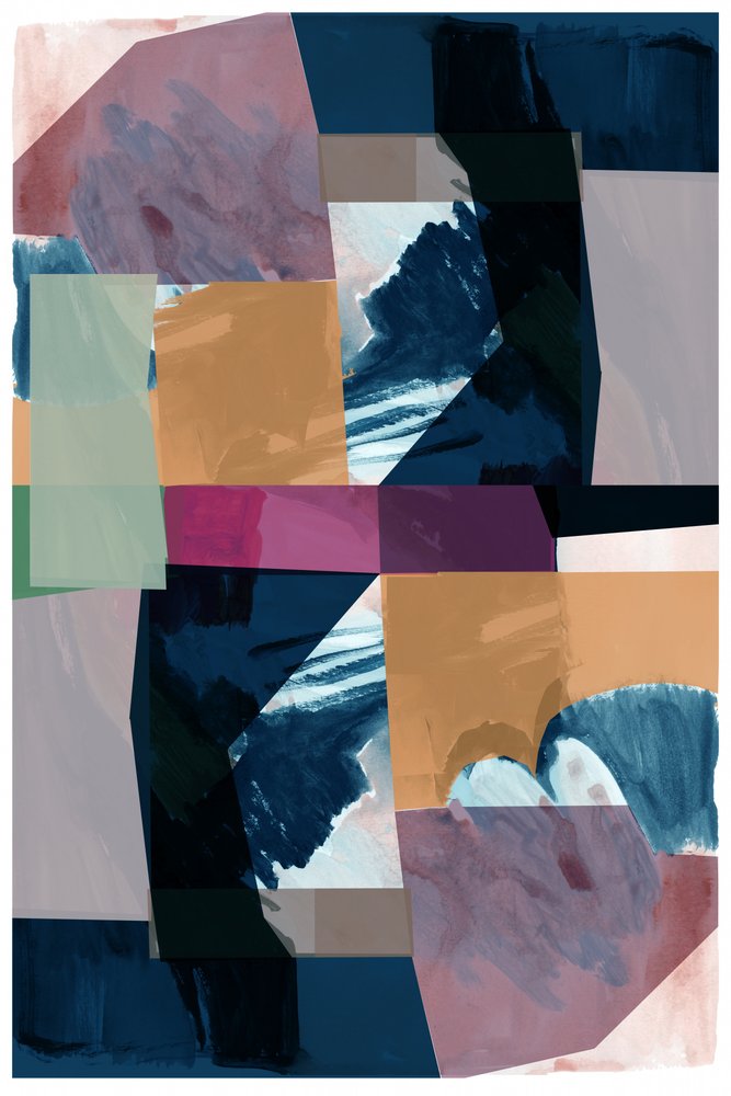 Levendige abstracte compositie door cartissi