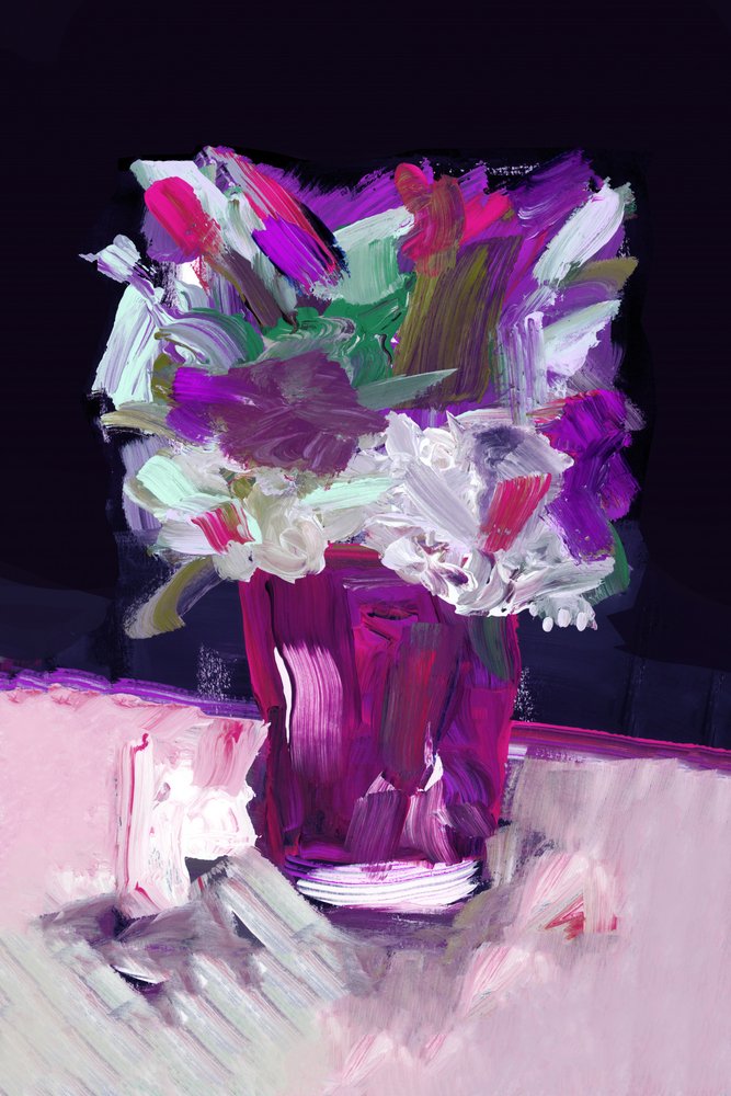 Levendige abstracte bloemen door cartissi
