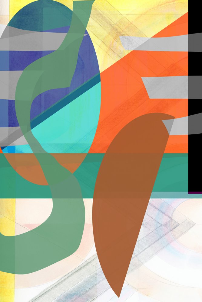 Levendige abstracte vormen door cartissi