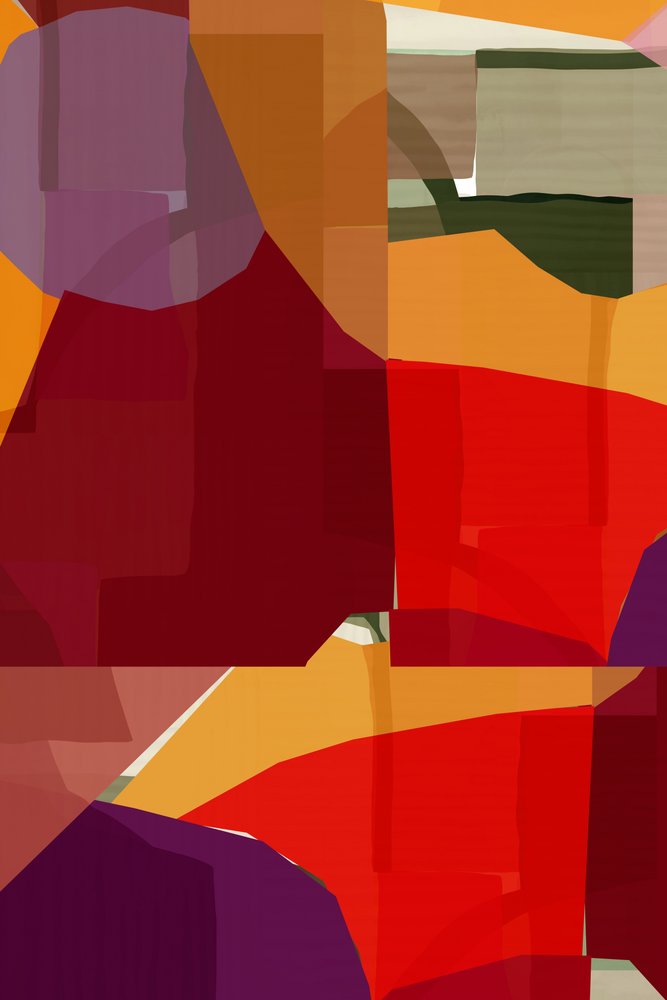 Levendige abstracte lagen door cartissi