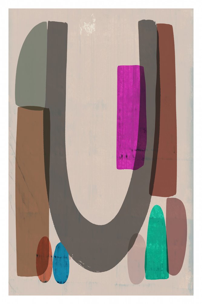 Levendige abstracte vormen door cartissi