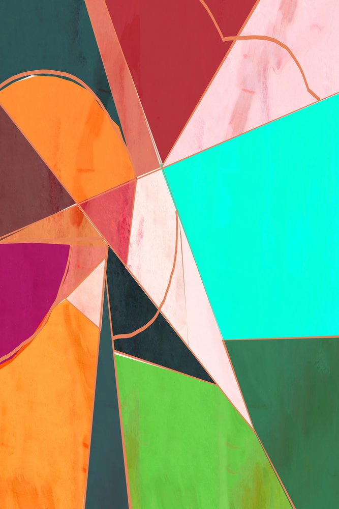 Levendige geometrische vormen door cartissi
