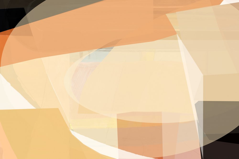 Warme abstracte vormen door cartissi