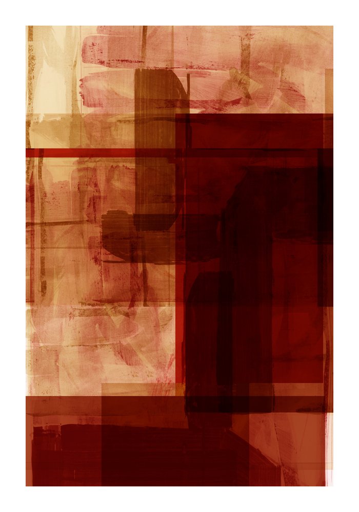 Warme geometrische abstracte lagen door cartissi
