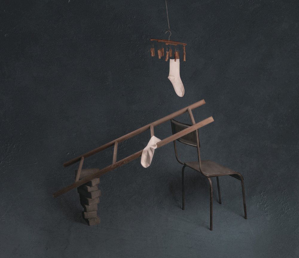 Sokken en ladder door chenyi wang
