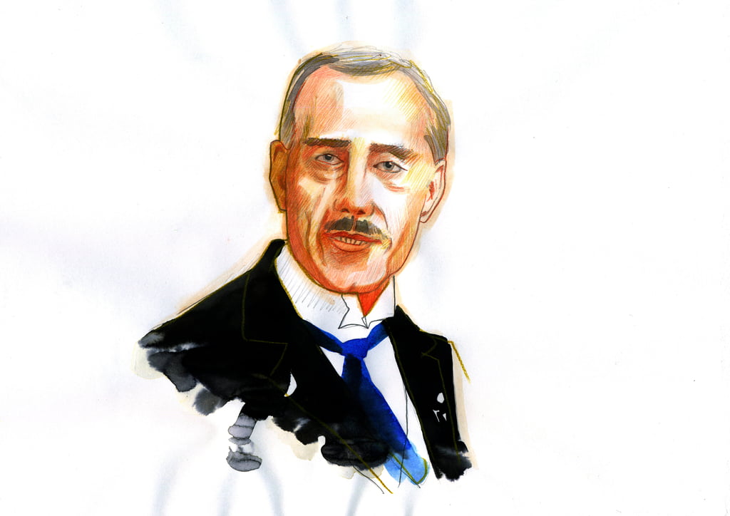 Portret van de Franse natuurkundige Maurice de Broglie (18751960