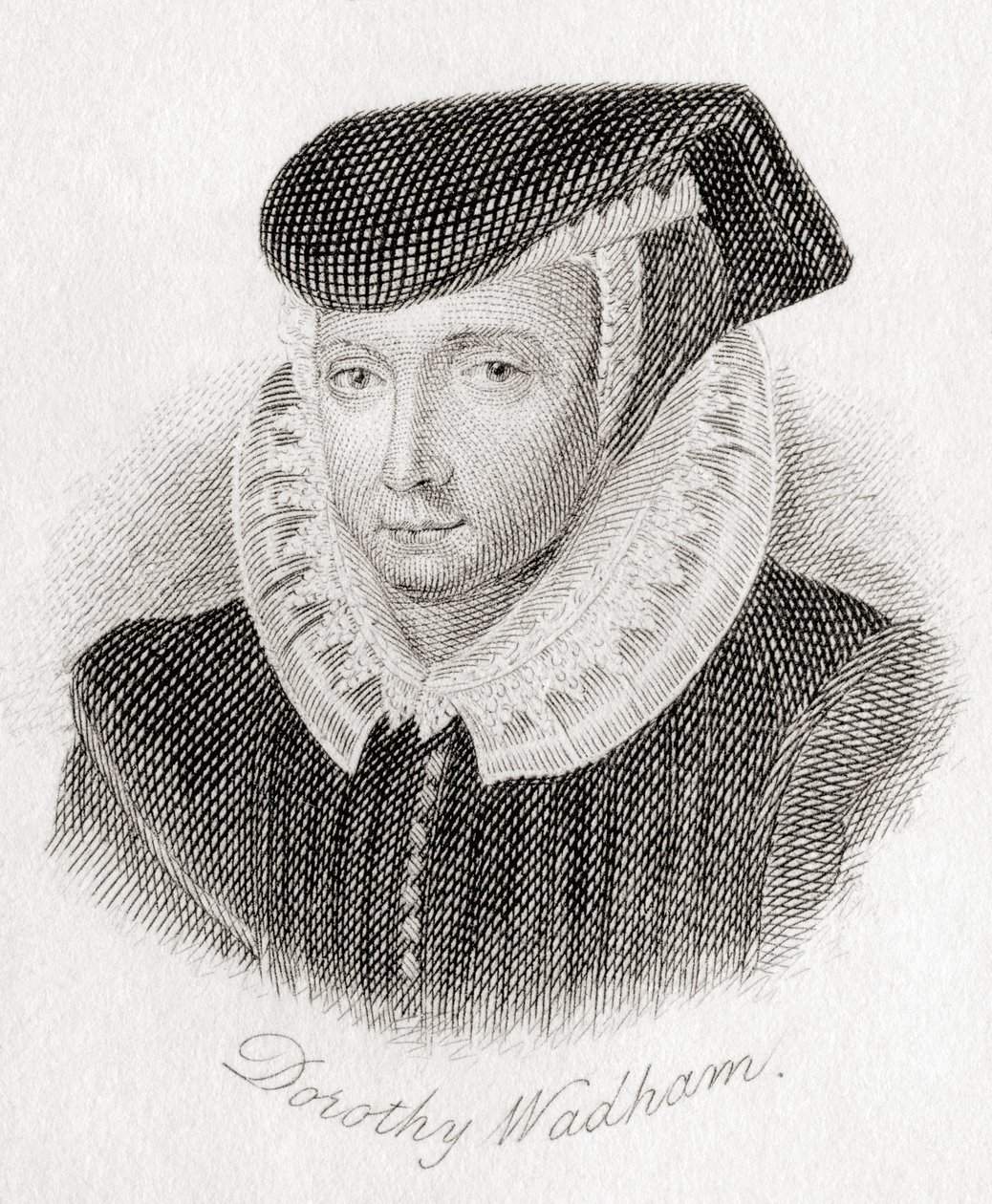 Dorothy Wadham, geboren Petre, ca. 1534-1535 - 1618 door Unknown