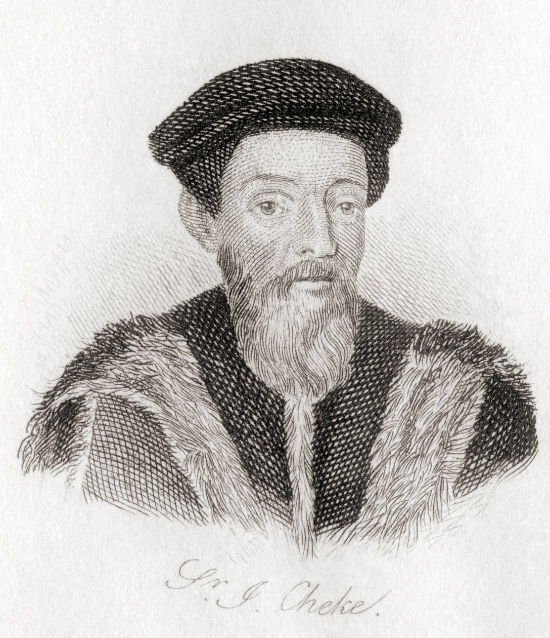 Sir John Cheke, 1514-1557 door Unknown