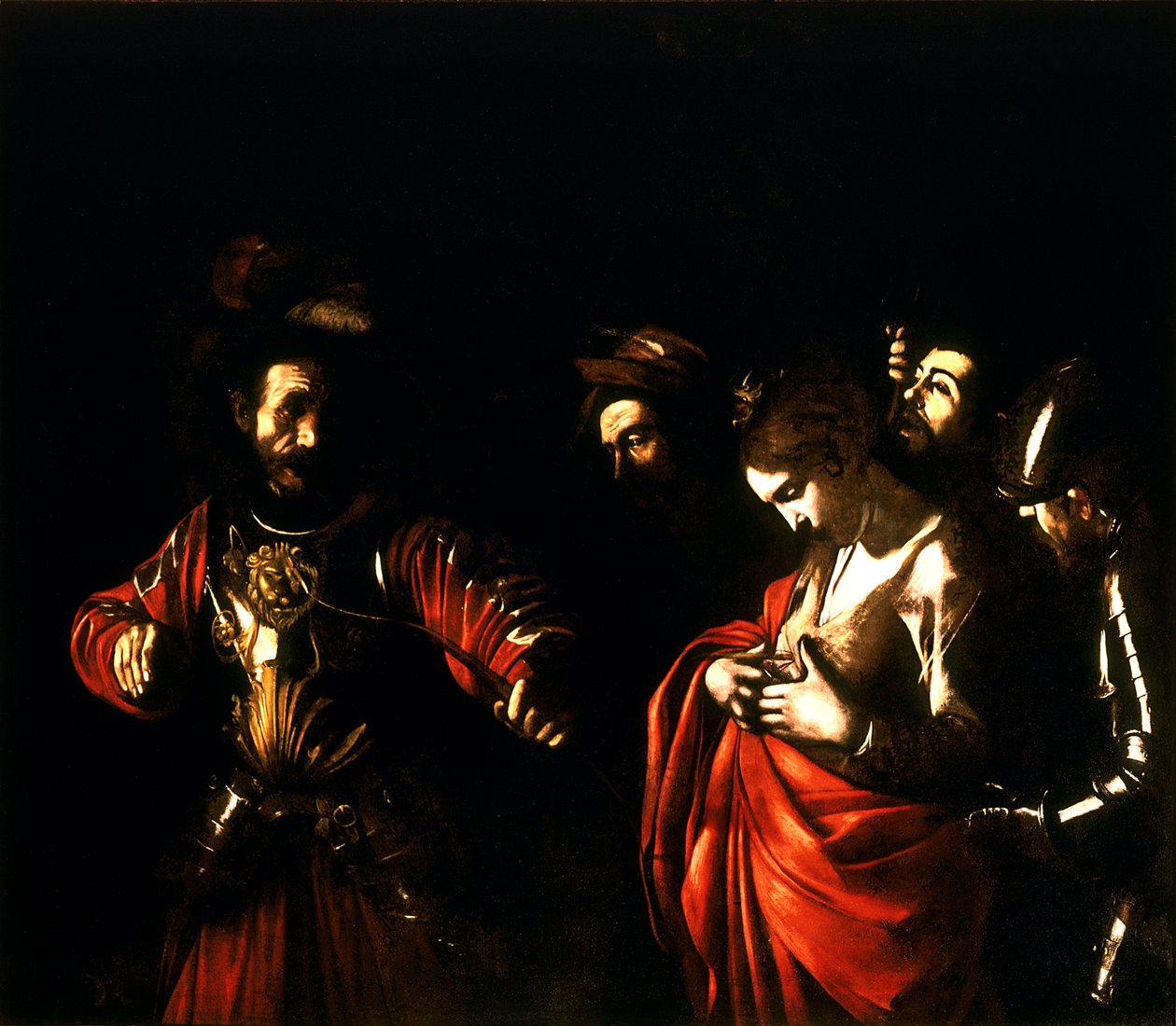 Het martelaarschap van de Heilige Ursula door Michelangelo Merisi Caravaggio