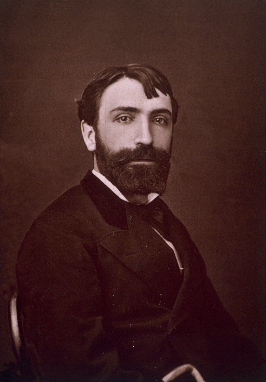 Antonin Mercie (1845-1916), uit Galerie Contemporaine, ca. 1874-78 door French Photographer