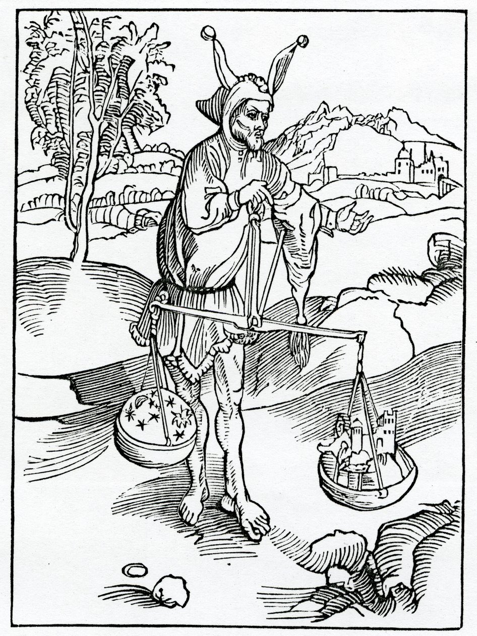 Van hen die eeuwige vreugde verachten en tijdelijke dingen boven eeuwige en eeuwige dingen stellen, illustratie uit Alexander Barclay